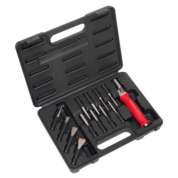 Sealey AK9215 Interchangeable Punch & Chisel Set 13pc