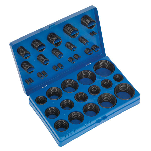 Sealey BOR407 Rubber O-Ring Assortment 407pc - Imperial