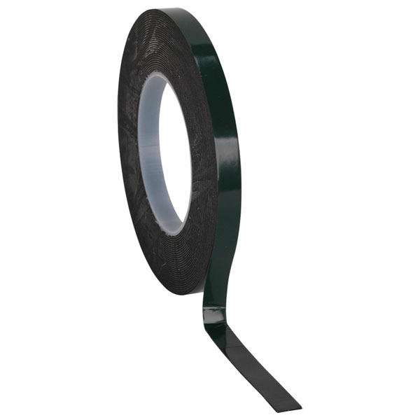  DSTG1210 Double-Sided Adhesive Foam Tape 12mm x 10m Green Backing
