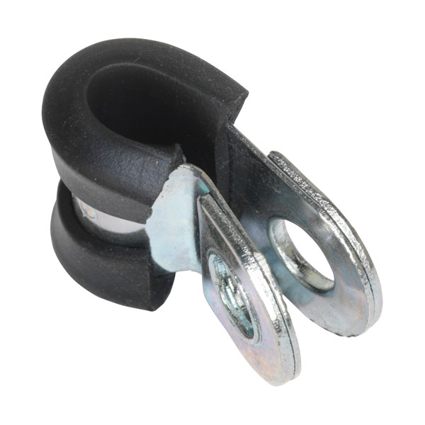  PCJ10 P-Clip Rubber Lined Ø10mm Pack of 25