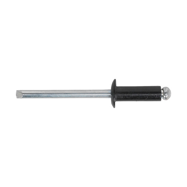 Sealey RAB4014L Aluminium Rivet Black Large Flange 4 x 14mm Pack o...