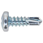 Sealey Self Drilling Screws Pan Head Phillips Zinc, Packs of 100