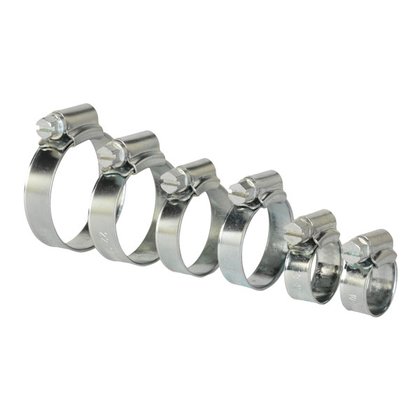 Sealey SHCS1 Hose Clip Assortment 30pc Ø8-29mm Zinc Plated