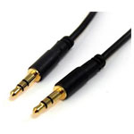 StarTech.com Slim 3.5mm Stereo Audio Cables - M/M