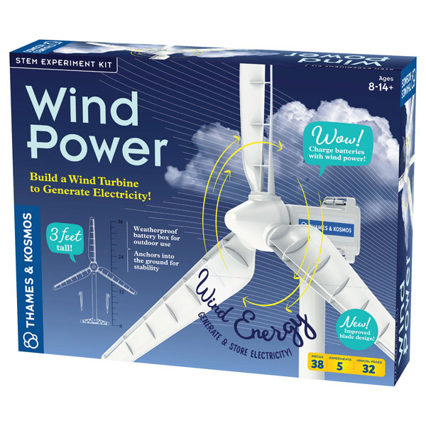 Image of Thames &amp; Kosmos Wind Power Renewable Energy Science Kit V4.0