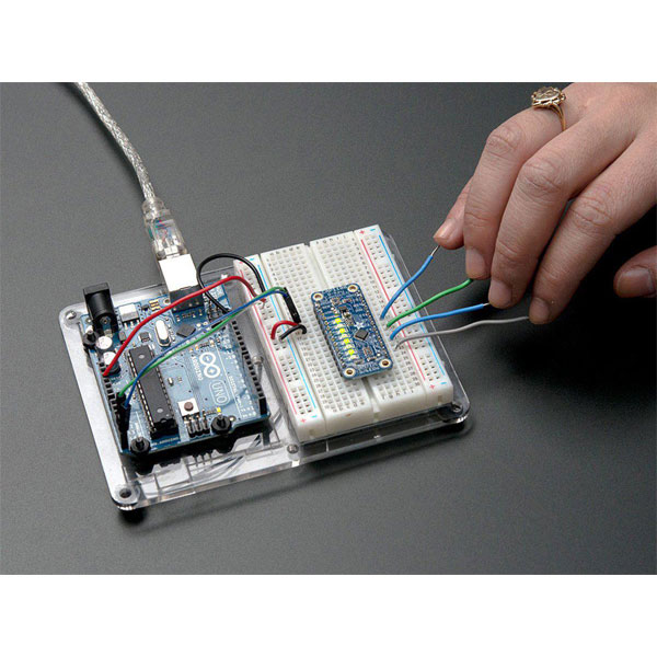  1602 8-Key Capacitive Touch Sensor Breakout - I2C or SPI