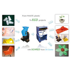 C R Clarke Schred Waste Plastic Recycling Equipment