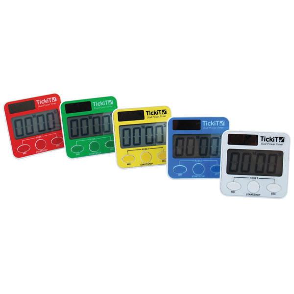Image of TickiT Dual Power Timer Pack of 5