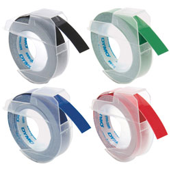 DYMO 9mm Embossing Tape - 3m Rolls