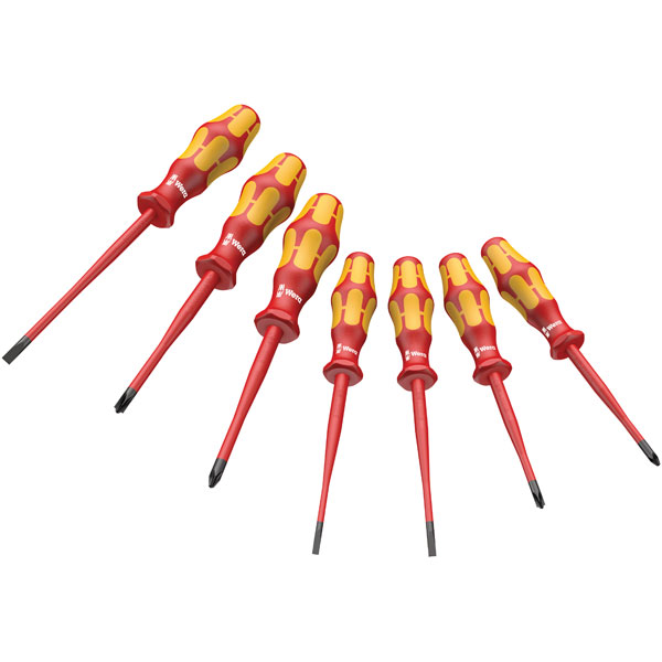 Wera 05135961001 160 iSS/7 Kraftform Plus Slimline Screwdriver Set...