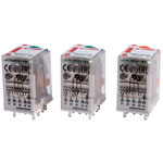 Relpol R4N Series 7A Industrial 4PDT Plug-In Relays