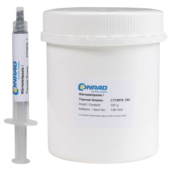 Conrad CTCM78 7.8 W/mK Thermal Grease 2.1g 1ml