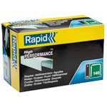 Rapid UK No. 140 Galvanised Flatwire Staples in Boxes of 5000