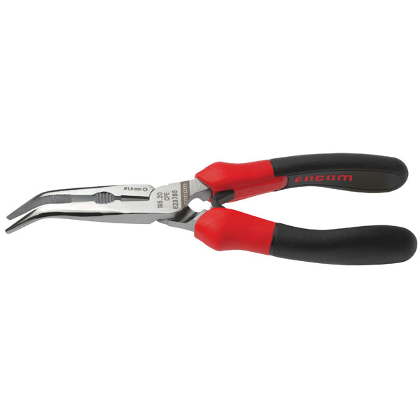 Facom 195A.20CPE Angled Nose Plier 195mm (6.1/2in)