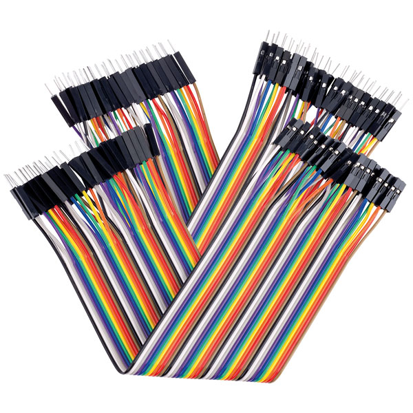 Rapid RW-D40-FF Jumper Wire Ribbon Dupont Cable F-F 40 Way Ribbon ...