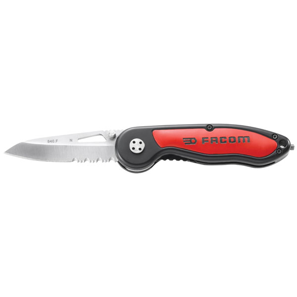 Click to view product details and reviews for Facom 840f Lock Back Knife With Bi Material Handle.