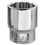 Facom J.8 Bi-Hexagon Socket 3/8in Drive 8mm