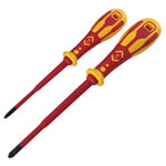 CK Tools T49243 Series Dextro VDE Slim Pozidriv Screwdrivers
