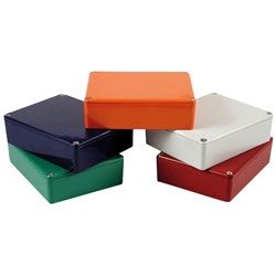 Hammond 1590BBS Series Painted Aluminium Stomp Box Enclosures 120 x 94 x 42mm