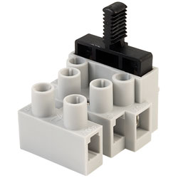 Metway 503SI Series 3-pole Fused Terminal Blocks for 20 x 5mm Fuses