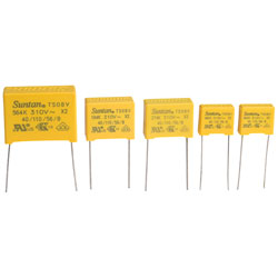 Suntan TS08V Series Metallised Polypropylene Film Capacitors 310V 10% X2