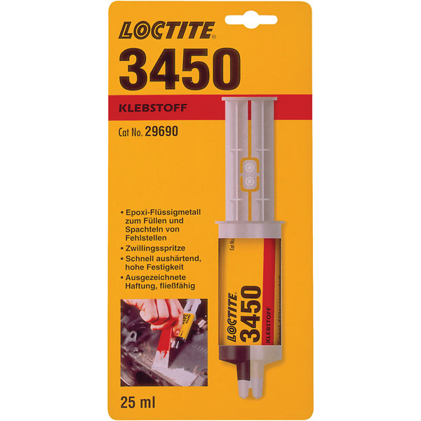 LOCTITE 1886331 EA 3450 A&B Metal Filled (1:1) Twin Syringe 25ml