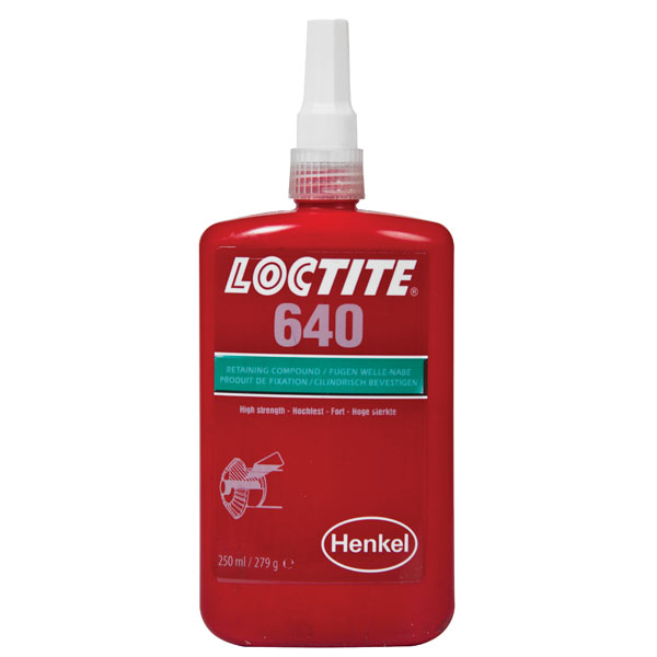 LOCTITE 601401 640 High Strength High Temperature Slow Cure 250ml