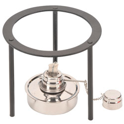 Eisco Tripod Stand and Stainless Steel Alcohol Burner