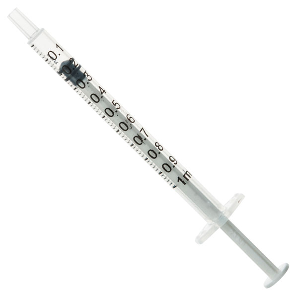Image of Eisco Disposable Syringe 1ml (Pack of 100)