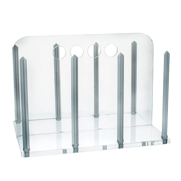 Eisco Acrylic Clear Petri Dish Rack for 90mm Dishes