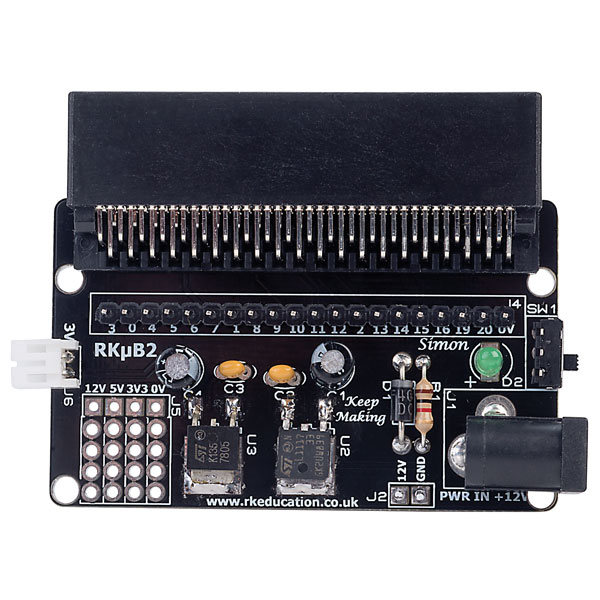 Image of RK Education RKUB2 Powered Breakout Board for BBC micro:bit