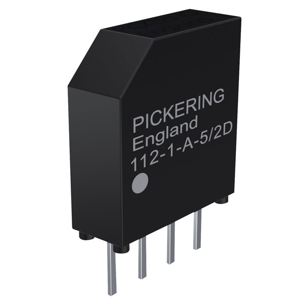 Pickering 112-1-A-5/2D. 1 Form A (SPST). 5 Volt coil. Single-in-Line Reed Relay.