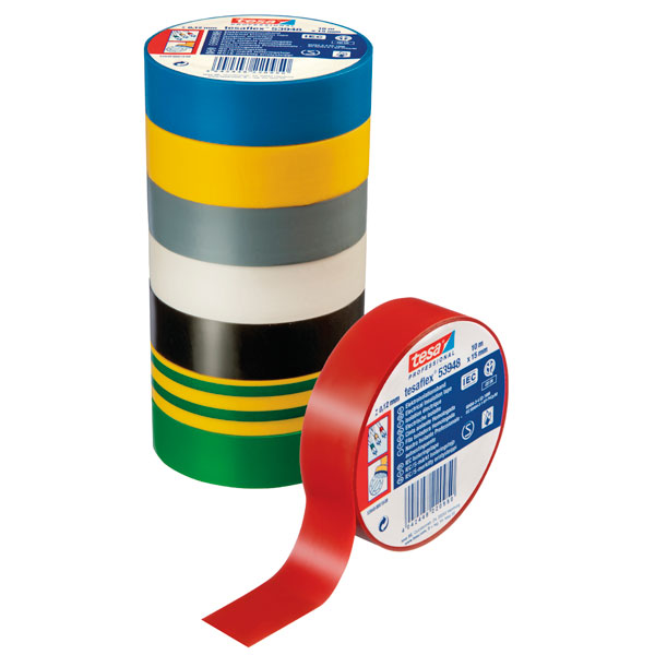  53948 tesaflex PVC Electrical Insulation Tape 19mm x 25m - Yellow