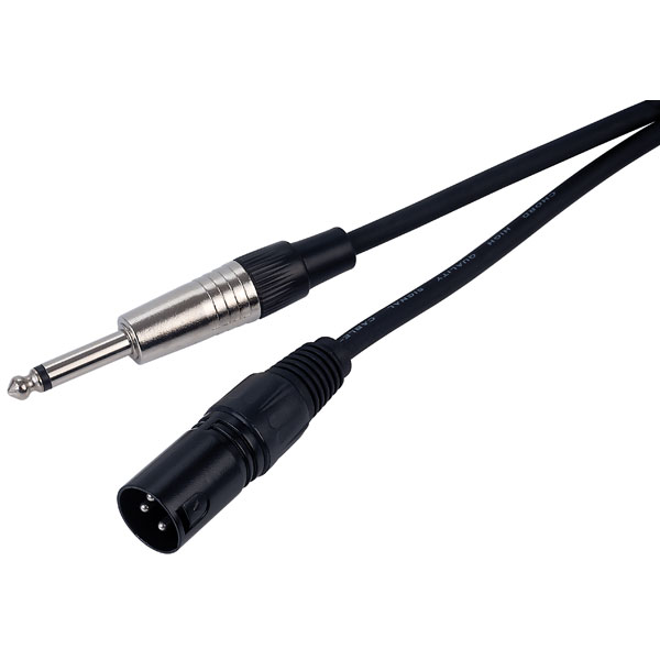  190.045UK Classic Audio Lead Mono Jack - XLR Male 6.0m