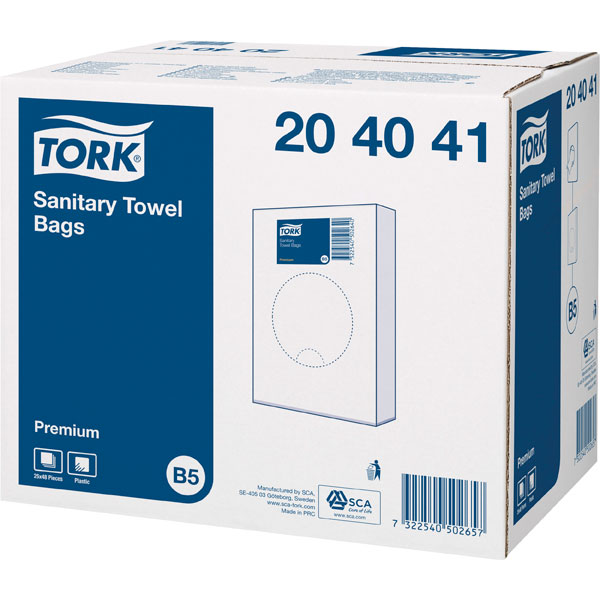  204041 Sanitary Towel Bags 48 Packs of 1200