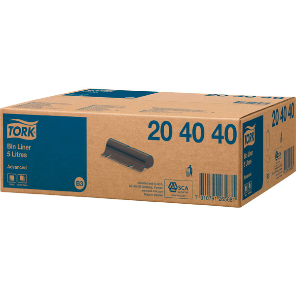  204040 Bin Liner 5L Advanced - 20 Rolls of 50