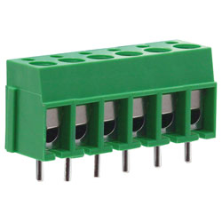 CamBlock Plus 5mm Standard Profile Green Terminal Blocks