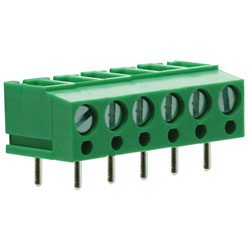 CamBlock Plus 5mm 90° PCB Green Terminal Blocks