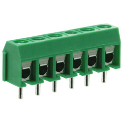 CamBlock Plus 5mm Low Profile Green Terminal Blocks