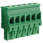 CamBlock Plus 5.08mm Pluggable FemaleTerminal Blocks Reverse Orientation