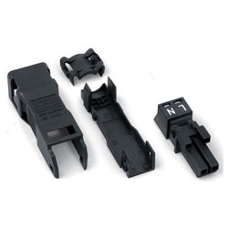 WAGO 890 Series 16A 4.4mm Sockets with Strain Relief Black