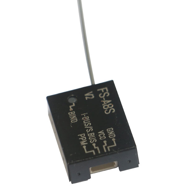 Image of FlySky FS-A8S Miniature 2.4GHz receiver