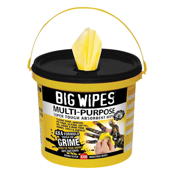  2410 4x4 Multi-Purpose Cleaning Wipes Tub of 80