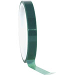 Toolcraft 291B09L66C Green Polyester Silicone Tape 9mm x 66m