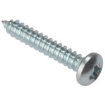 ForgeFix STPP126ZP Self Tapping Screw Pozi Pan Head ZP 1/2 x 6 Box 200