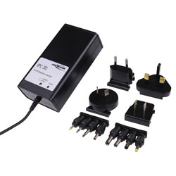 Ansmann IPC30 Battery Chargers UK, EU, US, AUS Input & 8x Output Plugs