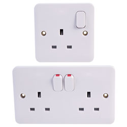 Schneider Electric Lisse Series 13A Mains Sockets