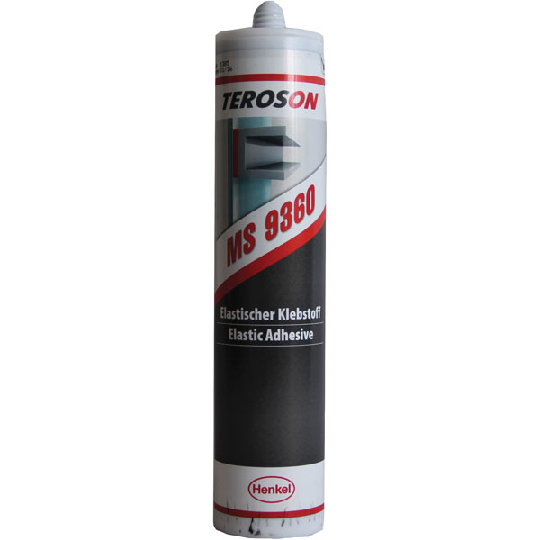 Teroson 1845107 MS 9360 Elastic Adhesive Black 310ml