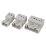 WAGO 721-60x Series 5mm 12A MCS Vertical Male Closed Headers Light Grey