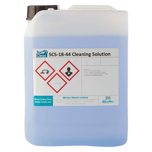 Warton SCS-18-44 10L Surf Clean SCS-18-44 Saponification Cleaning Solution 10L